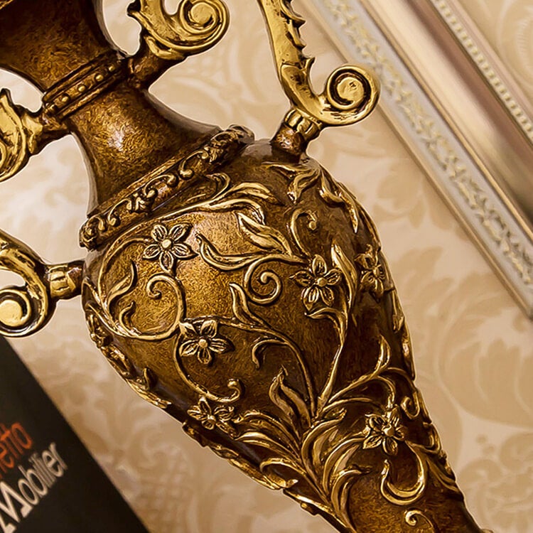 European Vintage Fabric 1-Light Table Lamp – Antique-Style Elegance for Classic Interiors