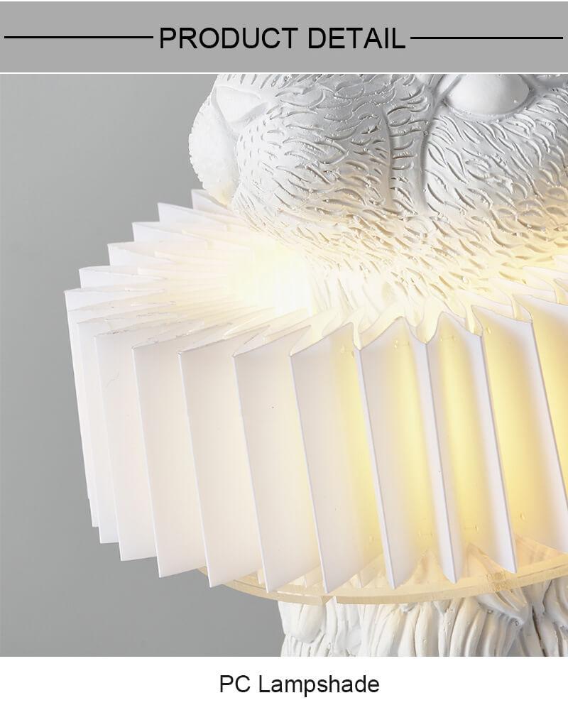 Contemporary Resin Rabbit LED Table Lamp - One-Light Creative Home Accent