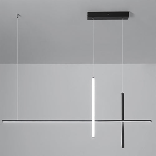 Ultra-Sleek Modern Minimalist Long-Line LED Chandelier
