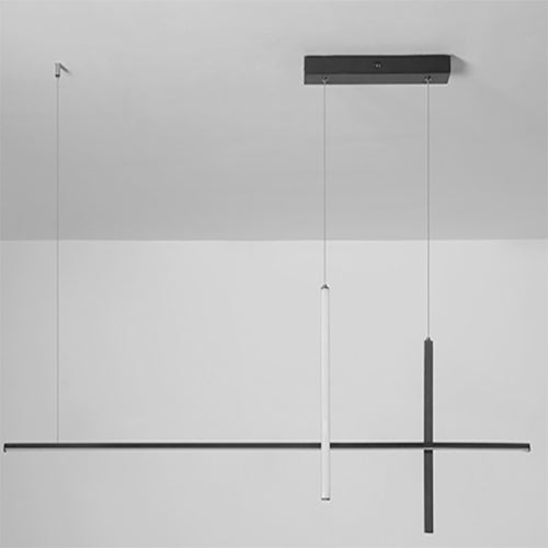 Ultra-Sleek Modern Minimalist Long-Line LED Chandelier