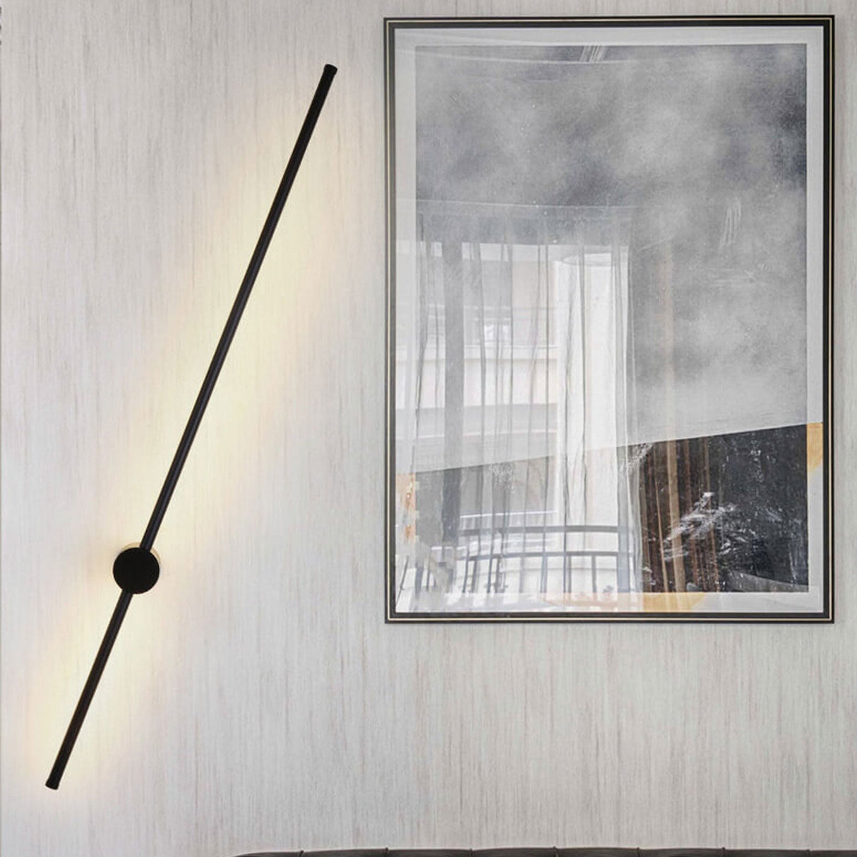 Ultra-Slim Aluminum LED Wall Sconce Lamp - Modern Minimalist Design