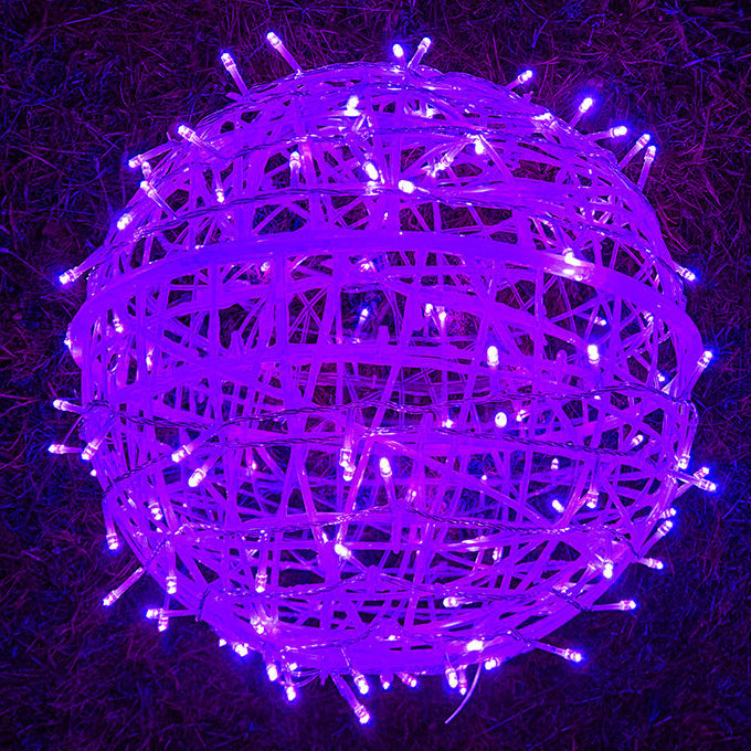 Twisted Ball LED Outdoor Hanging Light – Waterproof, Decorative Garden Light