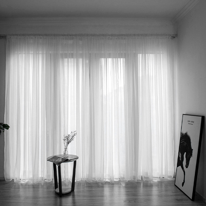 Luxurious Polyester Voile Curtain for Windows