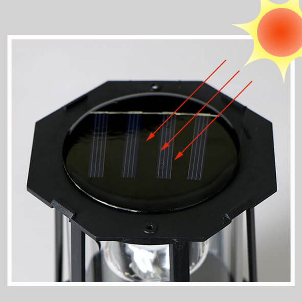 Creative Solar Rotating Tower LED Garden Light – Resin Landscape Decor for Yard & Patio