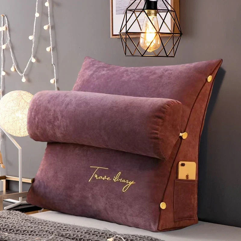 Ergonomic Angled Wedge Pillow for Back Support and Posture Alignment