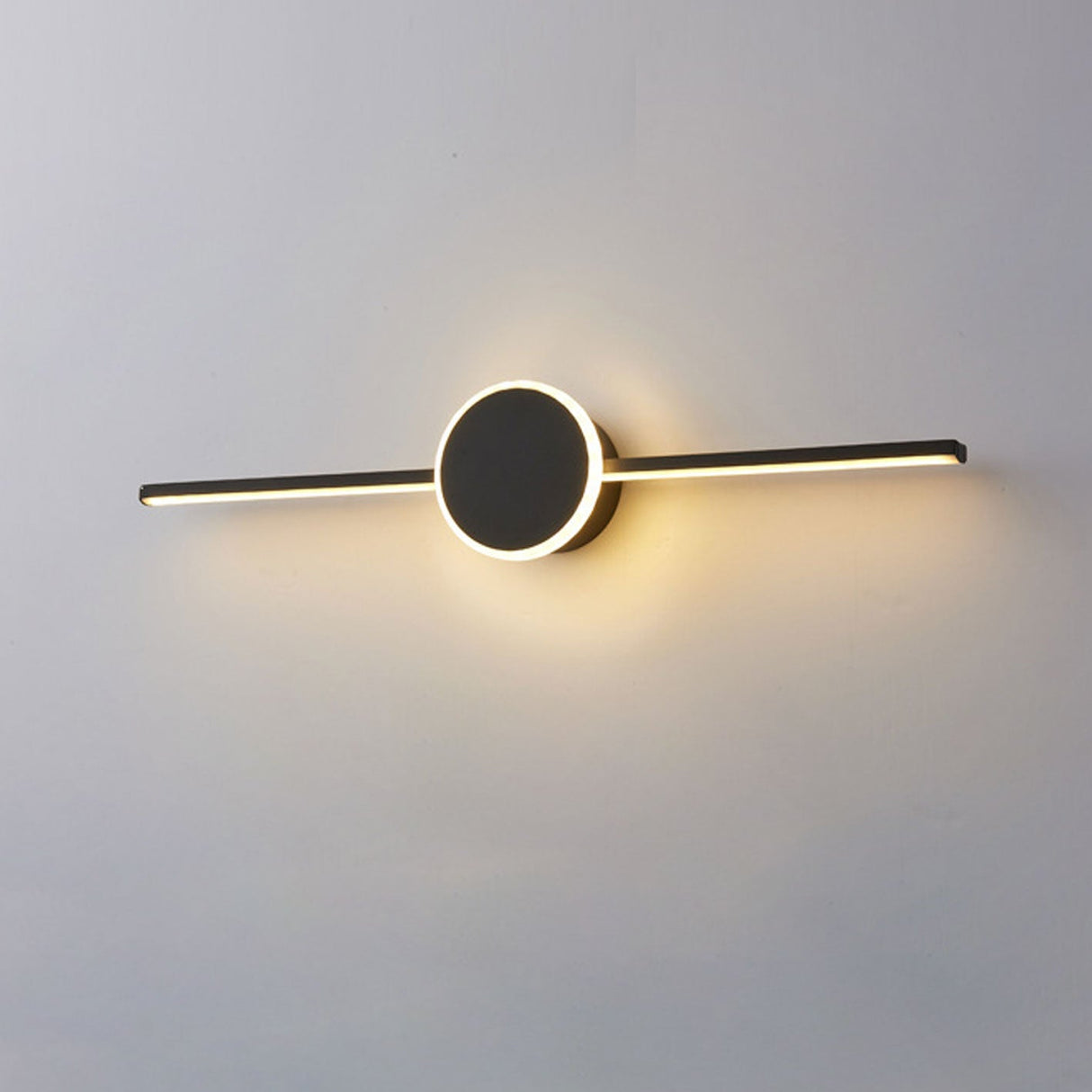 Nordic Minimalist Long-Disc LED Vanity Light Wall Sconce – Modern, Energy-Efficient Illumination