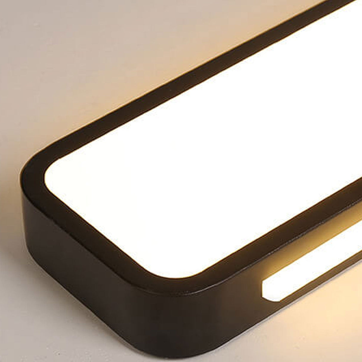 Nordic Minimalist Long LED Flush-Mount Ceiling Light — Sleek, Modern Ceiling Fixture