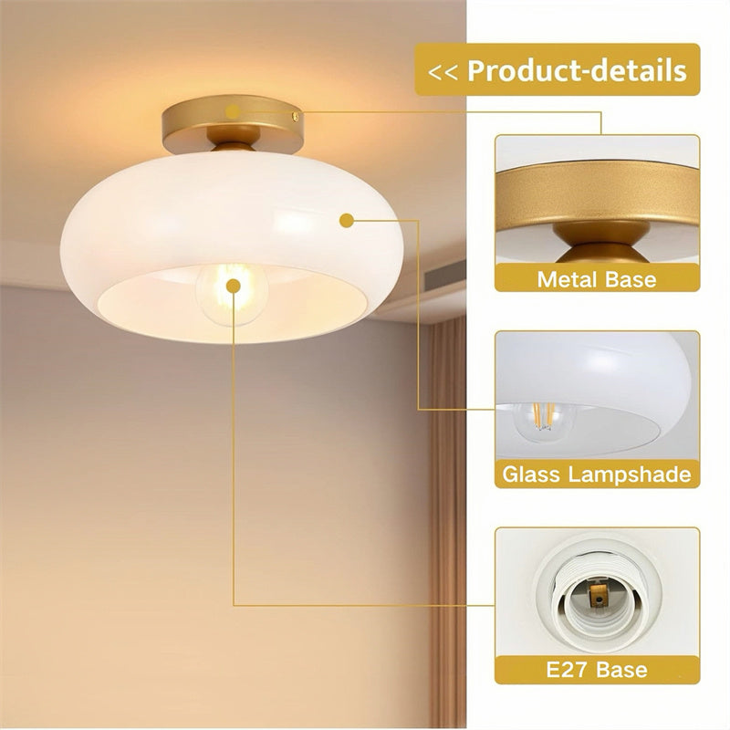 Vintage-Inspired Mid-Century Modern Ceiling Fixture
