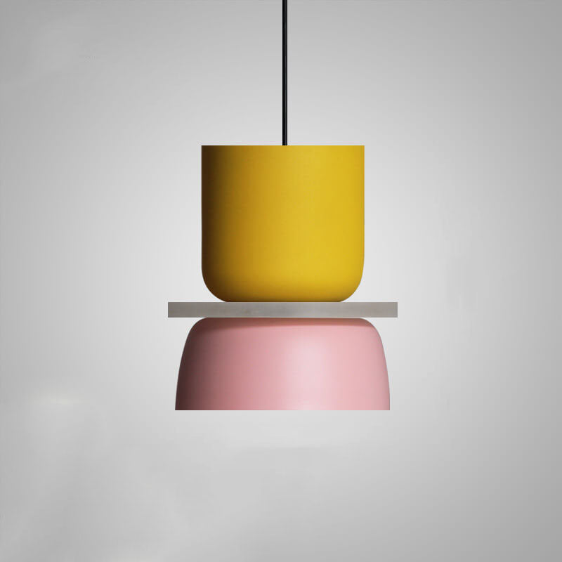 Nordic Colorful Macaron 1-Light LED Pendant Lamp