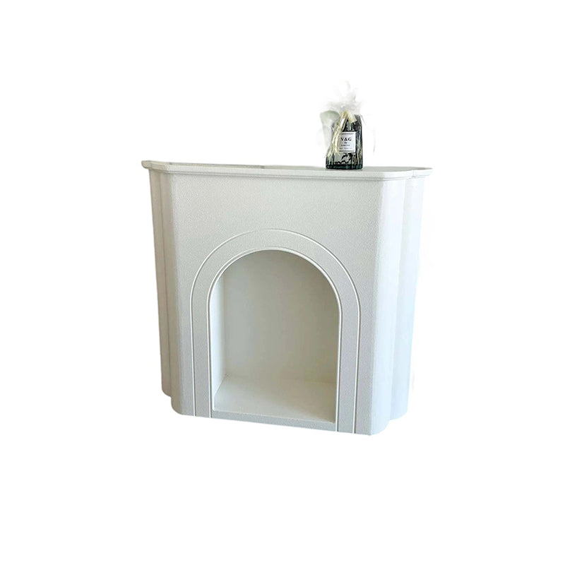 Contemporary Nordic-Arched MDF Console Table with 1-Tier Storage for Living Room