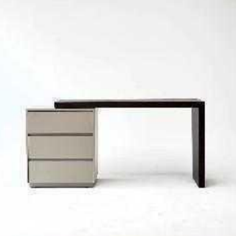 Chic Modern Minimalist E1 MDF Makeup Vanity with 3/6-Drawer Storage Cabinet – Perfect Bedroom Vanity Table