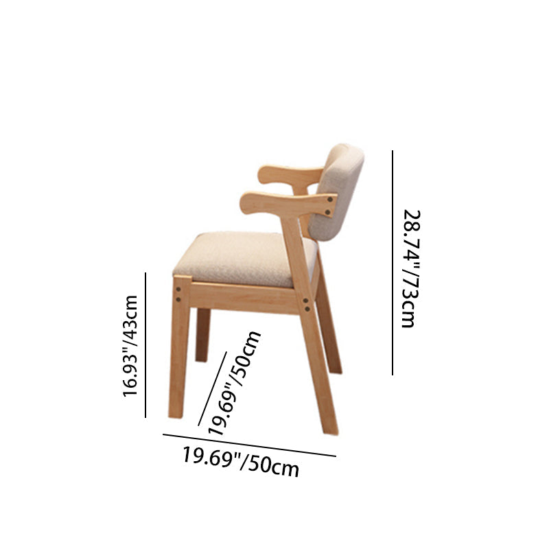 Traditional Chinese Solid Wood Desk & Chair Set with Rounded Rectangular Corner Design – Plywood Construction, Bedroom Furniture