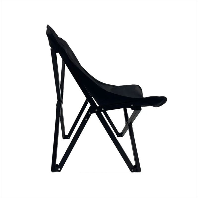 Modern Minimalist Rectangular Oxford Aluminum Folding Chair – Armless, Outdoor Use (Backrest Optional)