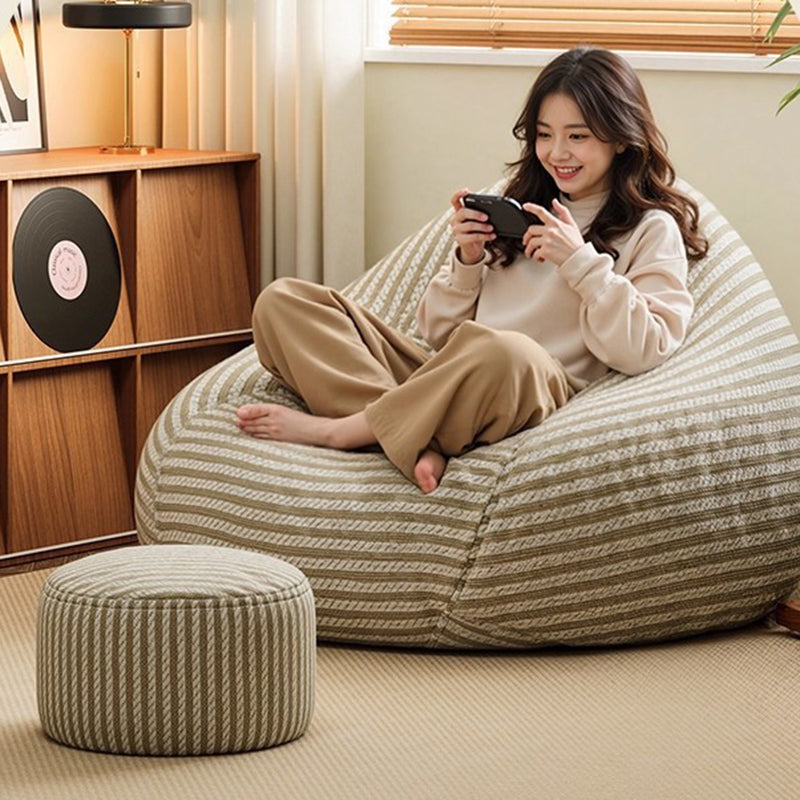 Elegant Modern Minimalist Curved Fabric EPS Sofa Backrest for Living Room