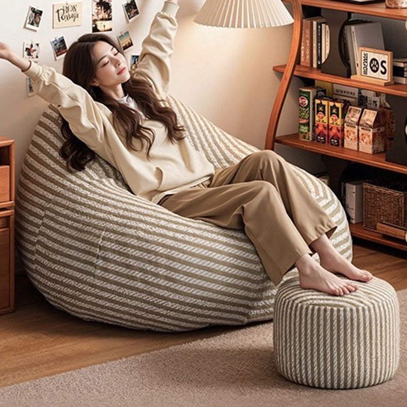 Elegant Modern Minimalist Curved Fabric EPS Sofa Backrest for Living Room