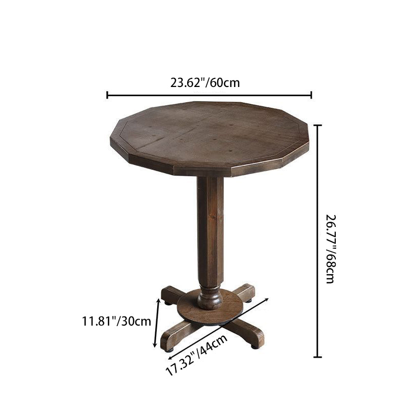 Traditional Farmhouse Outdoor Coffee Table – Foldable Solid Wood & Plywood, 1-Tier, Round-Rectangular, For Outdoor Use