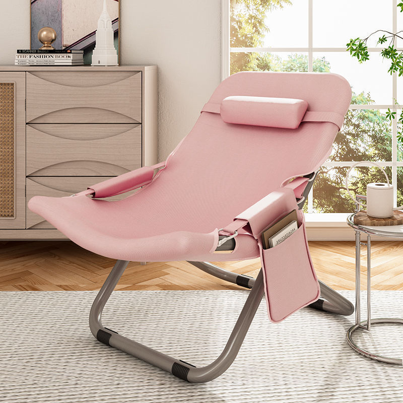 Modern Minimalist Rectangular Recliner with Oxford Cloth Upholstery and Carbon Steel Frame – Living Room Armchair with Armrest and Backrest