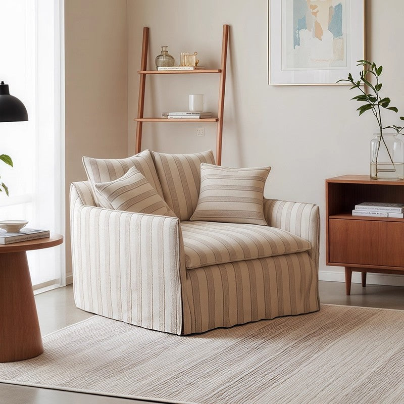 Nordic Contemporary Velvety Textured Fabric Sofa Backrest and Armrest — Square Rectangular Design, Pine Wood and Solid Wood Plywood Frame, Living Room