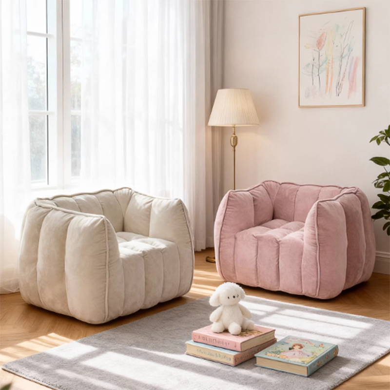 Modern Minimalist Velvet Rectangular Sofa with Rebound Sponge Cushions, Compressible Comfort, Backrest and Armrests for Living Room