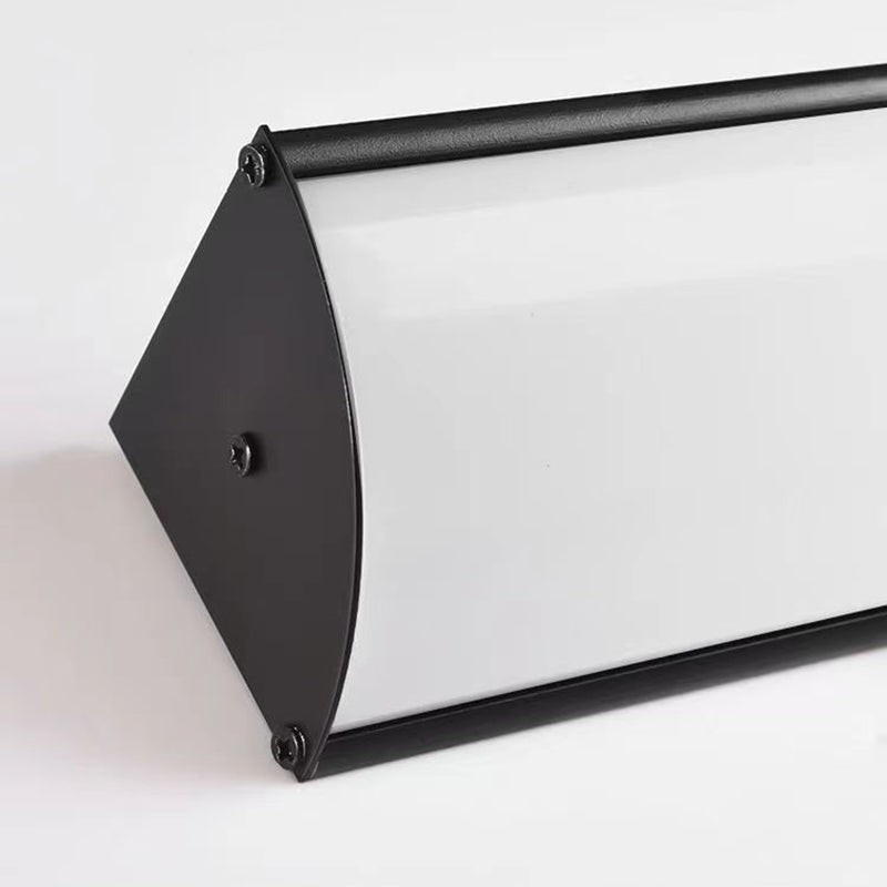 Modern Minimalist Waterproof LED Outdoor Wall Sconce — Rectangular Aluminum & Acrylic, Ideal for Garden