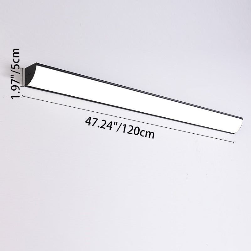Modern Minimalist Waterproof LED Outdoor Wall Sconce — Rectangular Aluminum & Acrylic, Ideal for Garden