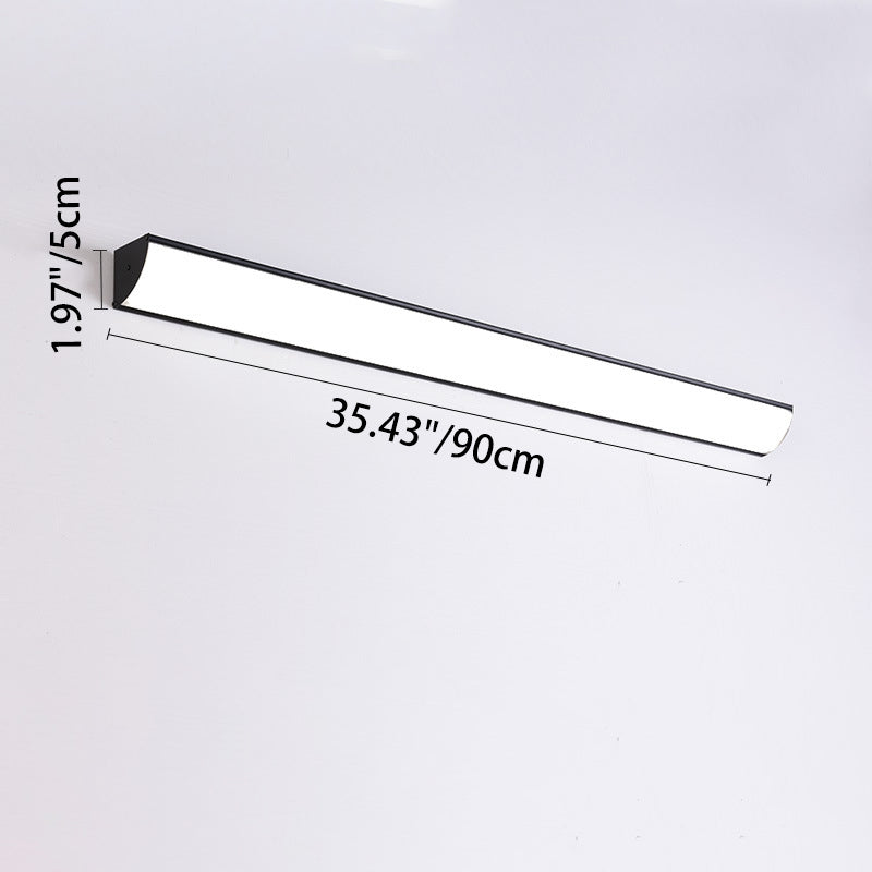 Modern Minimalist Waterproof LED Outdoor Wall Sconce — Rectangular Aluminum & Acrylic, Ideal for Garden