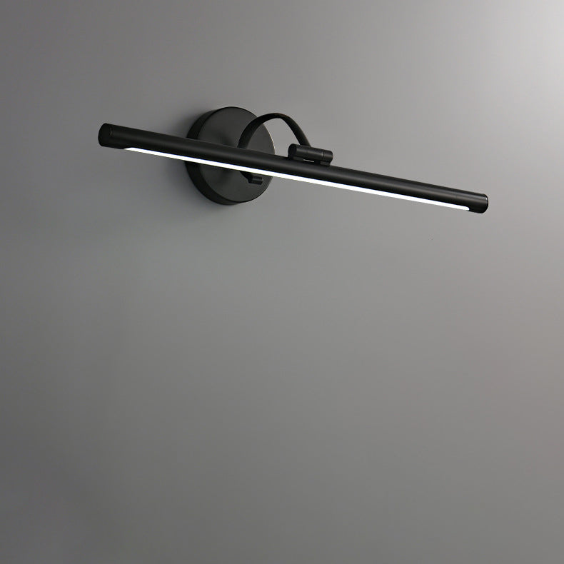 Modern Copper Minimalist LED Wall Sconce with Acrylic Strip – Sleek Vanity Light for Bathroom