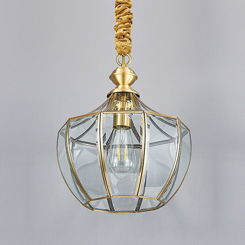 Modern Mid-Century Waterproof Copper Glass Cage Chandelier – Rhombic Cylinder, 1/3/4-Light Options for Outdoor Patio