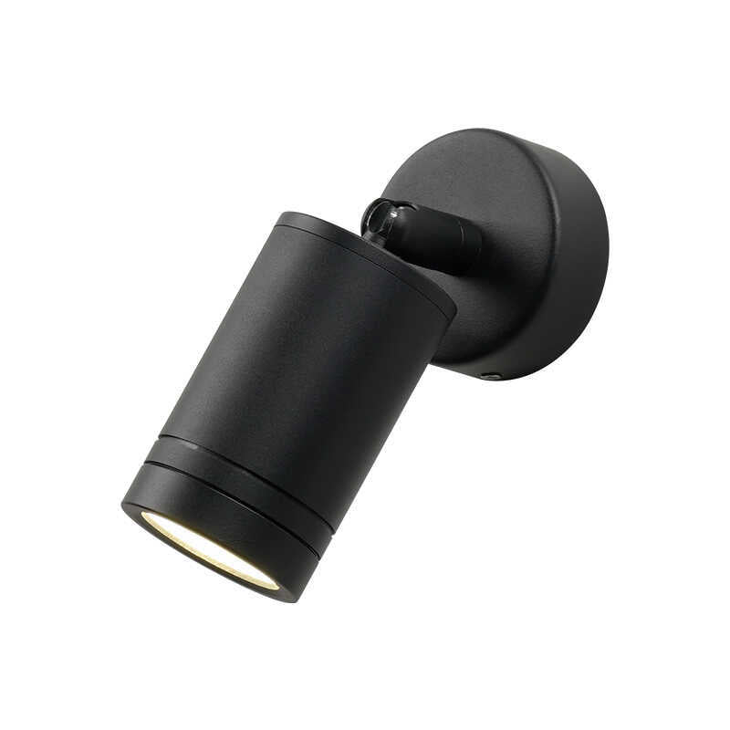 Modern Waterproof Aluminum LED Wall Sconce with Adjustable Cylinder Long Pole for Outdoor Patio