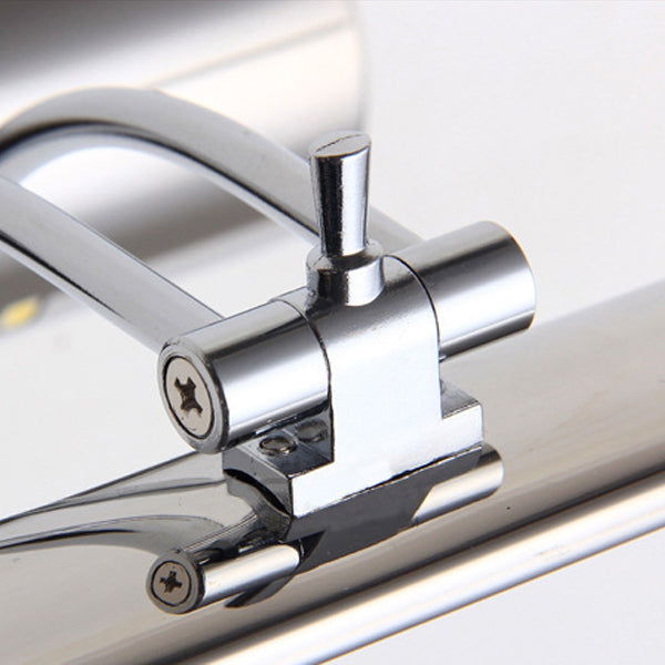 Modern Stainless Steel LED Vanity Wall Sconce — Sleek Minimalist Bathroom Lighting