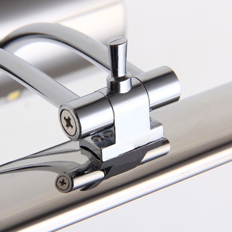Modern Stainless Steel LED Vanity Wall Sconce — Sleek Minimalist Bathroom Lighting