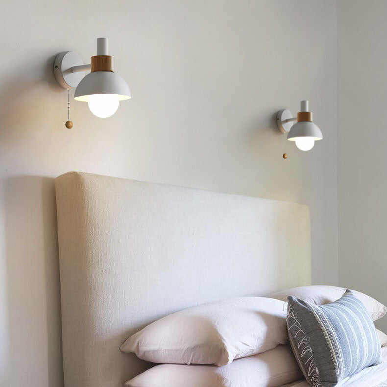 Nordic Macaron Globe One-Light Wall Sconce Lamp