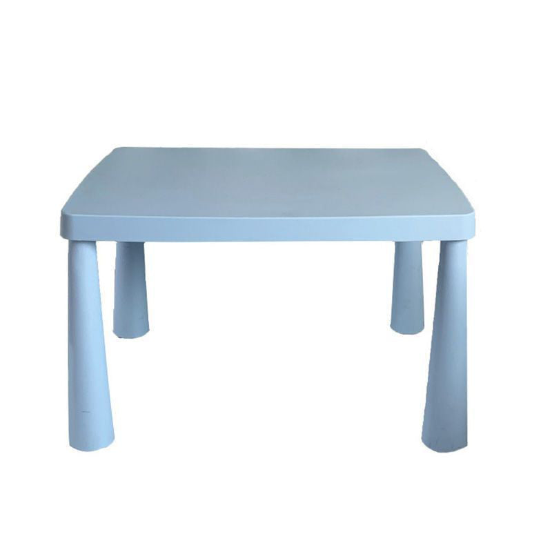 Modern Nordic Rectangular PE Kids' Desk & Chair Set – Ideal for Home Office & Study Space