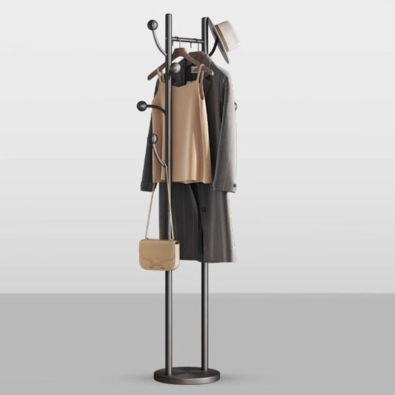 Modern Minimalist Rectangular Tree-Branch Hall Tree in Stainless Steel for Bedroom & Entryways