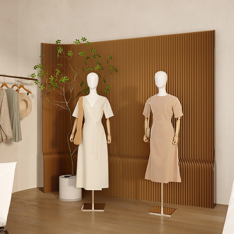 Sleek Modern Art Deco Rectangular Kraft Paper and Acrylic Extendable Room Divider for Living Room