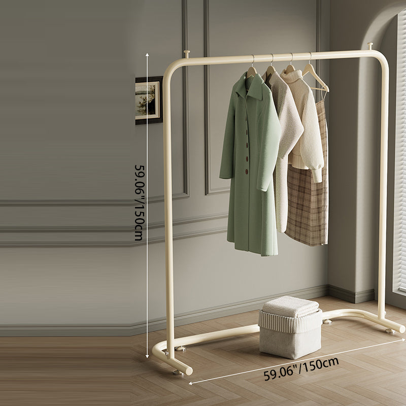 Modern Scandinavian Rectangular Stainless Steel Hall Tree for Bedroom – Sleek, Functional Storage Solution