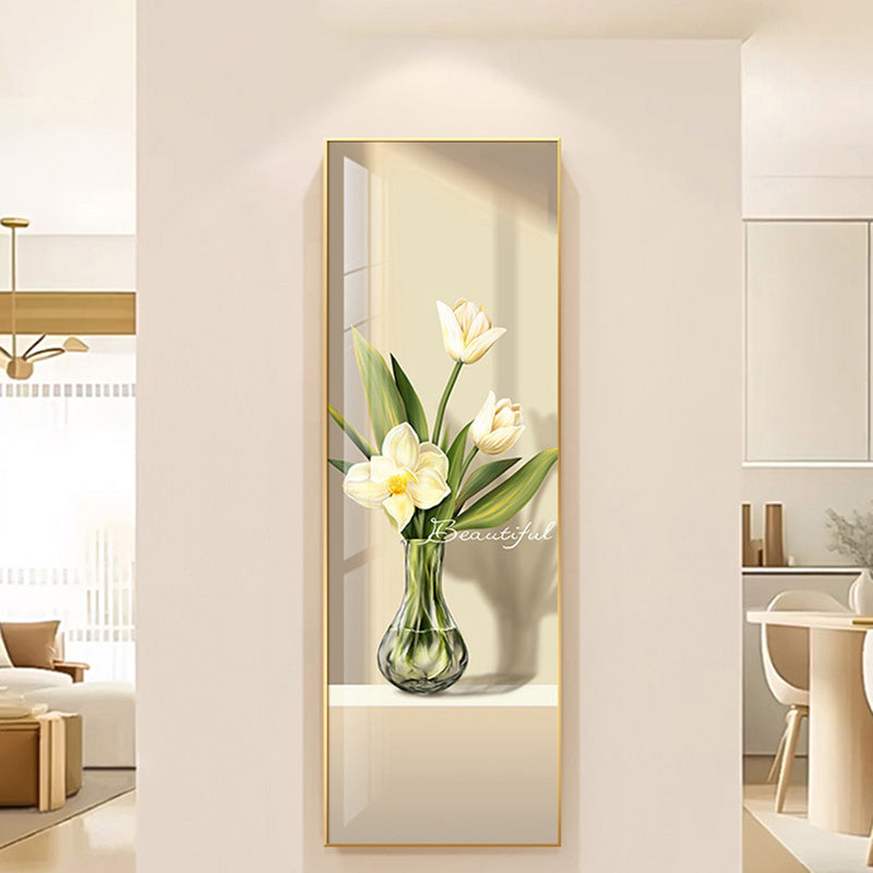 Contemporary Rectangular Full-Length Mirror in Float Glass with Push-Slide PS Frame – Decorative Wall Mirror for Living Room & Entryways