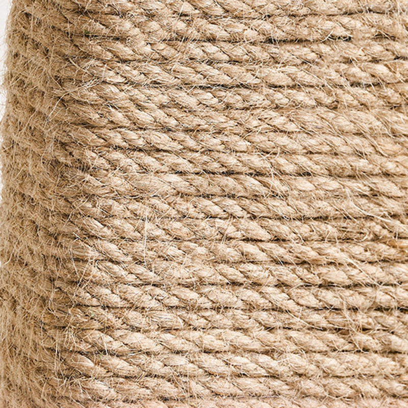 Contemporary Round Multi-Layer Solid Wood Cat Tree with MDF Panels, Velvet Fabric and Sisal Rope – 3-Tier Living Room