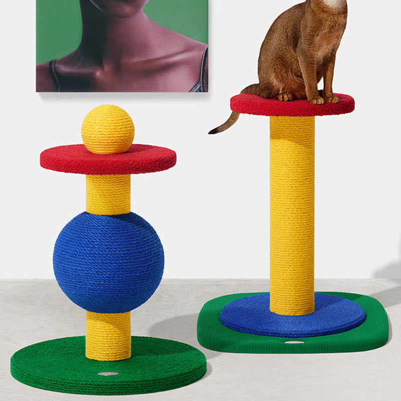 Modern Rectangular Cat Tree – 2/3/4-Tier Multi-Level with Particleboard, Corrugated Paper, Sisal & Jute (EPS Core) for Living Room