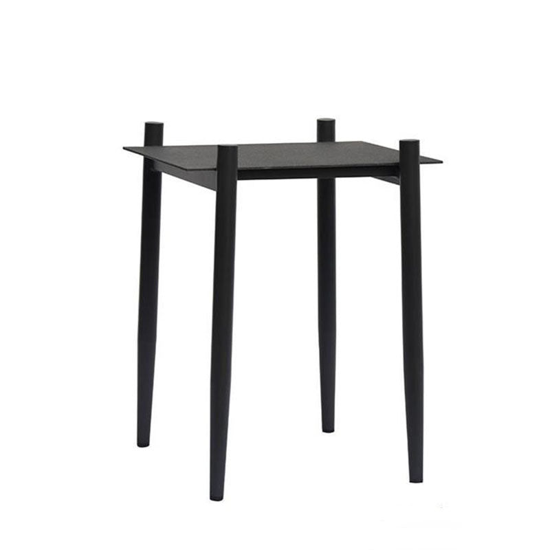 Industrial-Style Outdoor Coffee Table – Sturdy 4-Leg Construction for Balcony & Garden Stability