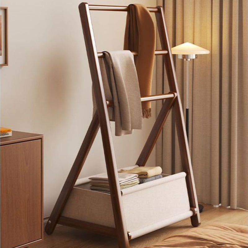 Sleek Modern Bamboo Display Rack with Triangular Frame and Rounded Edges — Minimalist Living Room Decor