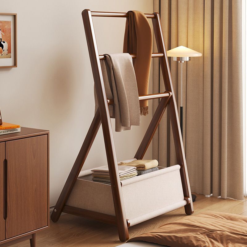 Sleek Modern Bamboo Display Rack with Triangular Frame and Rounded Edges — Minimalist Living Room Decor