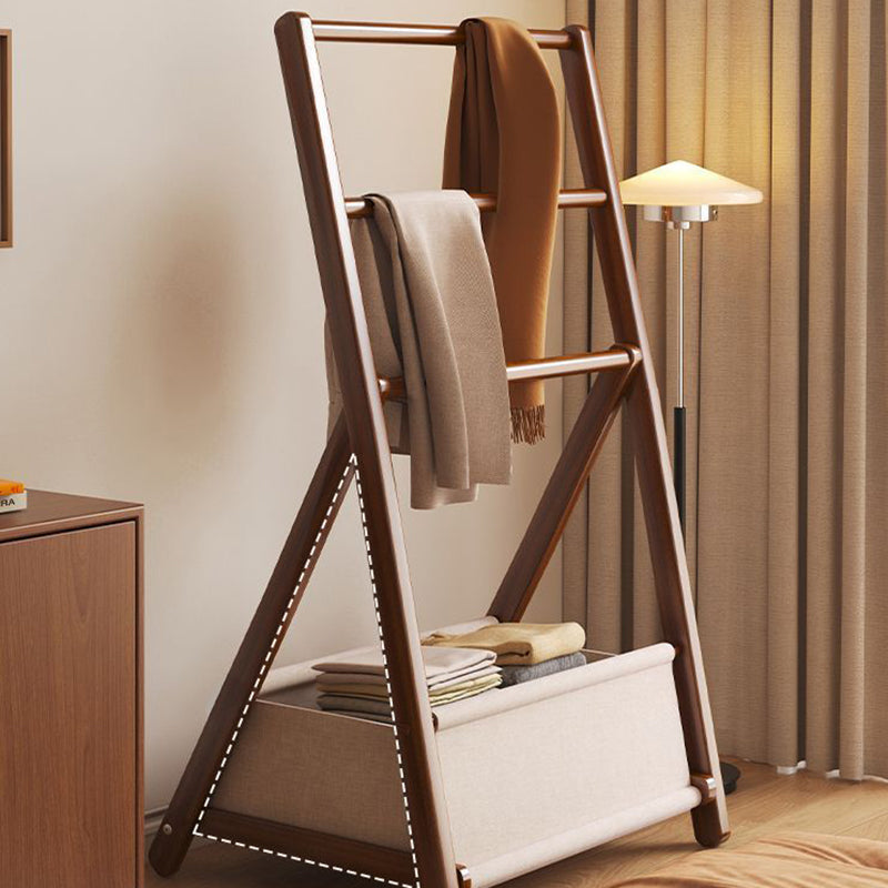 Sleek Modern Bamboo Display Rack with Triangular Frame and Rounded Edges — Minimalist Living Room Decor