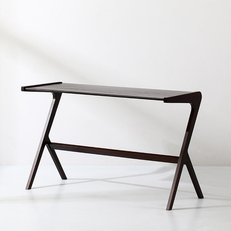 Sleek Modern Minimalist Rectangular Beech Wood Desks with MDF for Home Office