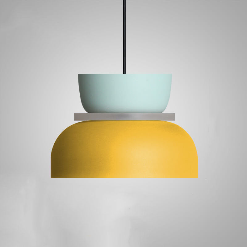 Nordic Colorful Macaron 1-Light LED Pendant Lamp