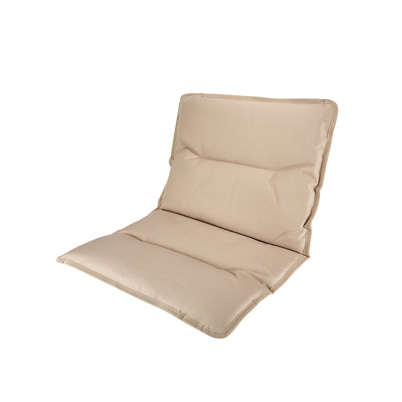 Modern Minimalist Rectangle Folding Outdoor Chair – Carbon Steel & Aluminum Alloy Frame, Beech Wood Armrests, Oxford Fabric Seat, PET Backrest, Portable & Detachable for Garden and Camping