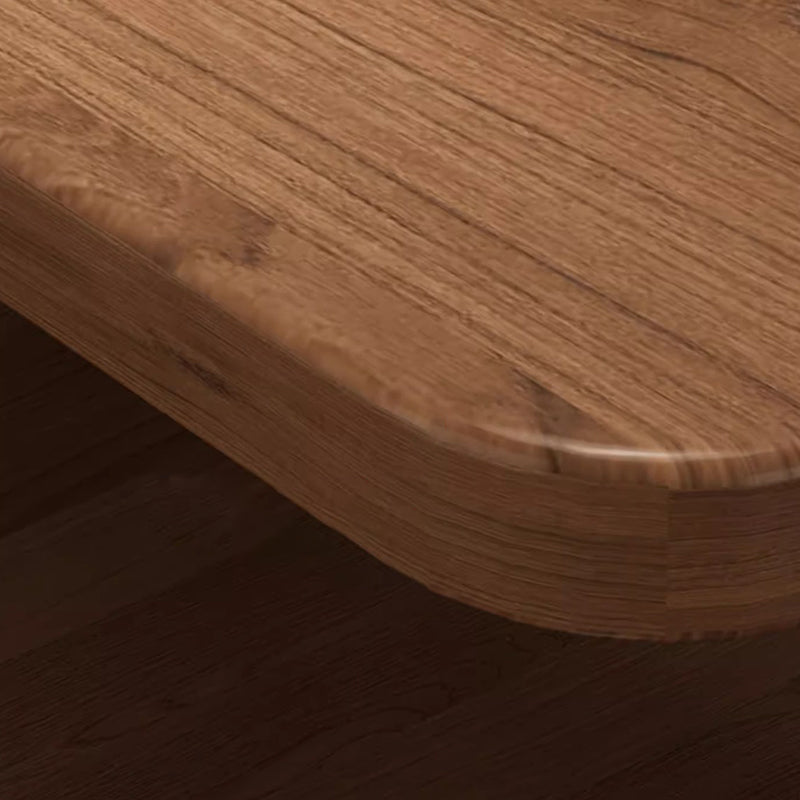 Sleek Modern Minimalist Wooden Rectangular Desk for Home Office