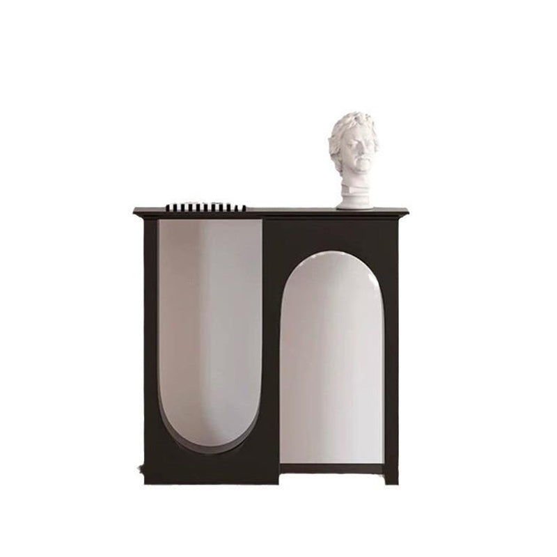 Traditional French-Style MDF Double-Arch Entryway Cabinet for Elegant Hallways