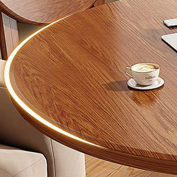 Modern Round MDF & Steel Foldable Dining Table — Space-Saving, Stylish Addition for the Dining Room