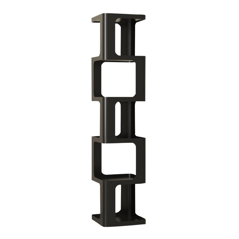Sleek Contemporary Scandinavian Iron Square Bookshelves - 3/4/5-Tier Standing Shelves for Home Office